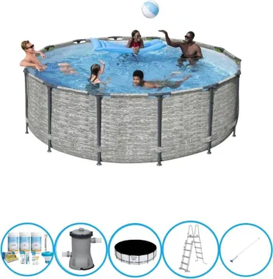 Zdjęcie produktu dla Bestway - Pool Steel Pro MAX - Zestaw basenowy - 427x122 cm