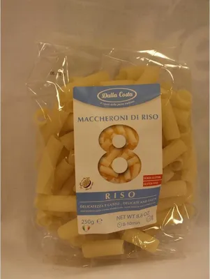 Produktbild von Dalla Costa Maccheroni di Riso 250 Packung (Reis Makkaroni)