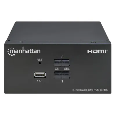Obrázek produktu pro Manhattan 153522 - KVM-/Audio-/USB-Switch - 2 x KVM/Audio