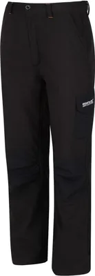 Produktbild von Regatta Softshellhose Kinder mit Fleecefutter, Farbe:Schwarz, Kinder Größen:164