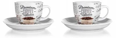 Image de Banquet Lot de 2 Tasses et Sous-Tasses Espresso 190 ml