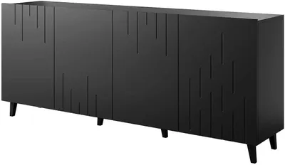 Produktbild von Kommode RABI schwarz matt