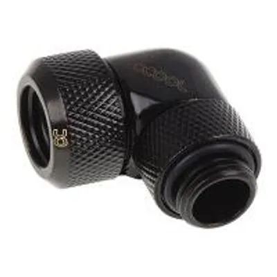 Obrázek produktu pro Alphacool 17393, Spojka, Mosaz, Černá, 1/4", 90°, 21 mm