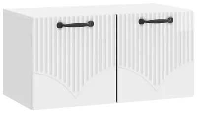 Obrázek produktu pro Maison Exclusive – Nástěnná skříňka pod televizi, lesklá bílá, 59,5 x 31 x 30 cm