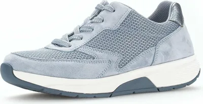 Immagine prodotto di Gabor ROLLINGSOFT scarpe da donna - scarpe da ginnastica comode e stringate blu per il tempo libero NUOVO
