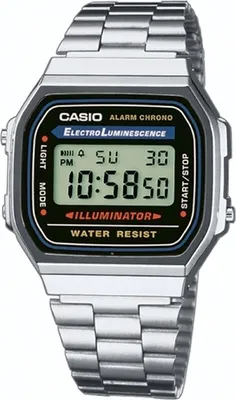 Produktbild von Casio A168WA-1WCR Herrenuhr digital
