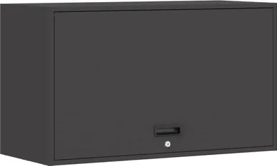 Produktbild von vidaXL Wandschrank für die Garage mit Gasdrucklift-Tür Schwarz