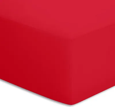 Immagine prodotto di Lenzuolo con angoli Bassetti, colore rosso, dimensioni da 90 x 190 cm a 100 x 220 cm