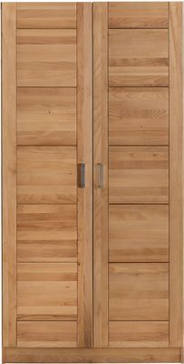 Kleiderschrank Schrank Kernbuche Teilmassiv geölt 2türig Breite 102cm