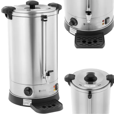 Produktbild von Warmwasserbereiter mit Doppelwänden und Abtropfschale 19,7 L 2500 W silber