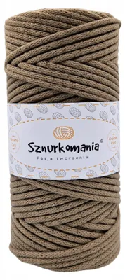 Obrázek produktu pro Sznurkomania Bavlněný provázek 3mm 100m Mokka pro makramé