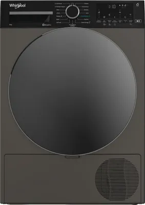Obrázok produktu pre Whirlpool C WD 96M GBS IT, Voľne stojaci, Predné plnenie, Tepelné čerpadlo, Šedá, Otočné, Dotyk, Čierna