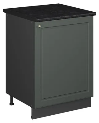 Image de Meuble bas sous-évier Vicco Fame-Line Vert Or Campagne/Anthracite 60cm, Model 63428