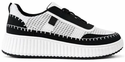 Produktbild von Damen Halbschuhe Schwarz-Weiß Sommer, Modellnummer LA273PBLACK (Produktcode)