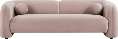 Produktbild von 3-Sitzer-Sofa aus rosa Velours - OVOTAS