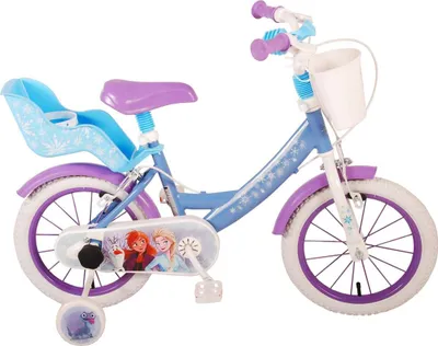 Produktbild von 14 Zoll Kinder Mädchen Fahrrad Kinderfahrrad Mädchenfahrrad Mädchenrad Rad Disney Elsa Frozen 2 die Eiskönigin Volare 21560