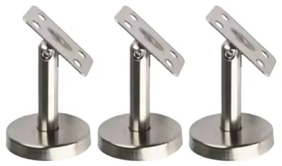 Image de Supports de main courante réglables 3 pièces en acier inoxydable