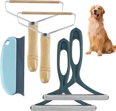 Imagen del producto de Kit de depilador de pelusas, portátil, para ropa y pelo de mascotas, incluye cepillo para pelusas