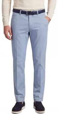 Produktbild von Hellblaue Hose Meyer Flatfront normale Passform
