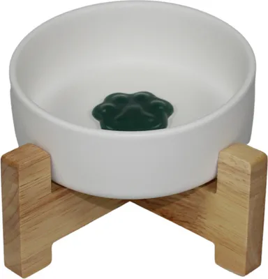 Produktbild von Pettimania Futternapf für Hunde im Bambus-Ständer,9,65 EUR, NEU