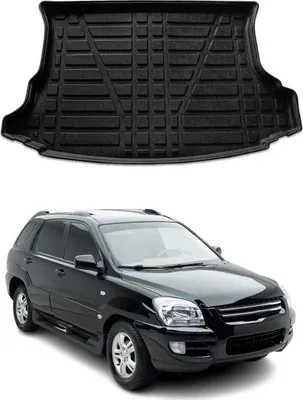 Produktbild von Kofferraumwanne Laderaumwanne für Kia Sportage 2004-2009 Gummi TPE Schwarz