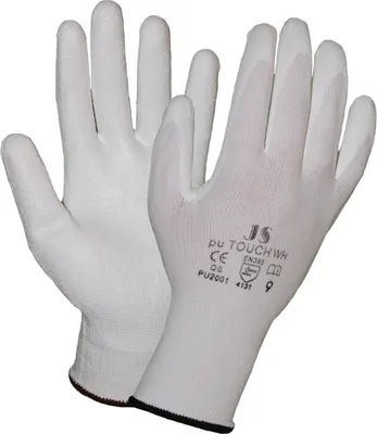 Produktbild von STAFFL Arbeitshandschuh PolyurethanTouch Schutzhandschuh weiß Größe 10 | 12 Paar