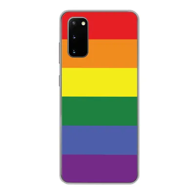 Produktbild von MuchoWow® Handyhülle Schutzhülle Hülle für Samsung Galaxy S20 Regenbogen - Stolz - Regenbogenfahne Silikon Softcase Handy Hülle - Bild