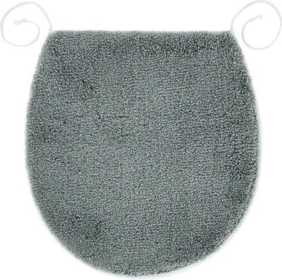Produktbild von Famanu WC-Sitzbezug Hochflor - Anthrazit, 47x50 cm