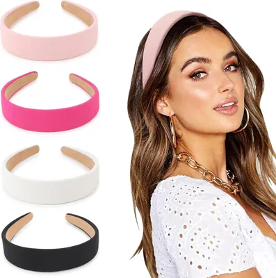 Image de DRESHOW Bandeau femme Set de 4 serre-têtes Boho Antidérapant