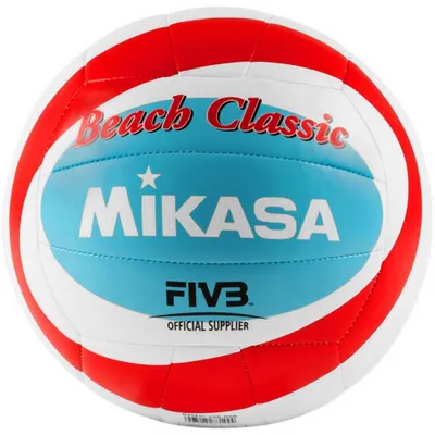 Immagine prodotto di Mikasa - Pallone da pallavolo "BV543C-VXB-RSB" Beach MR78317 (5) (bianco/rosso/blu)