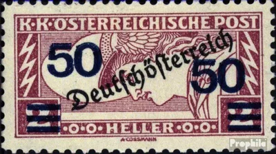 Produktbild von Briefmarken Österreich 1919 Mi 254 (kompl.Ausg.) postfrisch Eilmarken