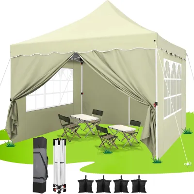 Zdjęcie produktu dla Partytent - Markiza rozkładana - Namiot - Osłona przeciwsłoneczna - Tkanina zacieniająca - Ochrona przed promieniowaniem UV - Wodoodporna