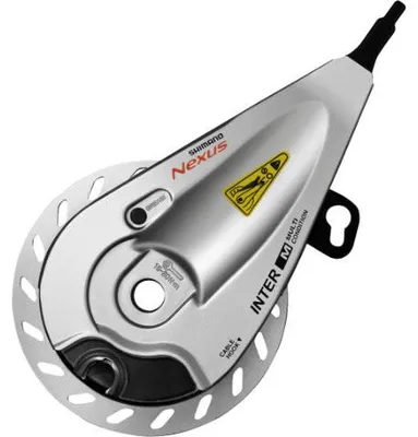 Produktbild von Shimano BR-C3000-F Rollerbrake Bremsplatte vorne komplett Silber