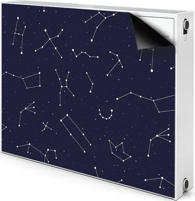 Produktbild von Magnet Heizkörperverkleidung Heizkörper-Abdeckung Heizung Heizkörper 80x60 cm  - Konstellation