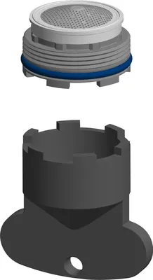 Zdjęcie produktu dla Napowietrzacz laminarny KWC AR, M24x1, 8l, 2030072496