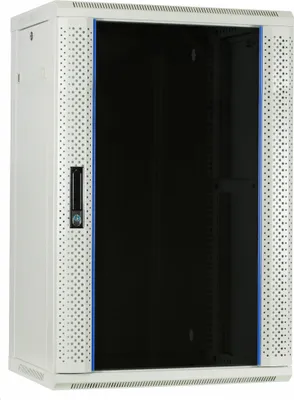 Zdjęcie produktu dla obudowa serwerowa 18 U, naścienna, ze szklanymi drzwiami, biała (WxDxH) 600 x 450 x 900 mm (DS6418W)