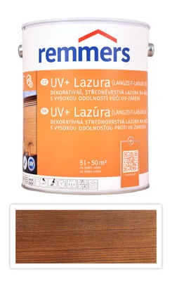 Obrázek produktu pro REMMERS UV+ Lazura - dekorativní lazura na dřevo 5 l Ořech