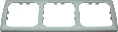Image de C-Line Presto Inprojal CBE cadre de recouvrement triple pour prise interrupteur camping-car caravane bateau argent