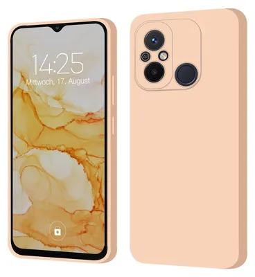 Produktbild von Hülle für Xiaomi Redmi 12C Case Cover Bumper Smartphone Softgrip Schutzhülle Farbe: Rosa