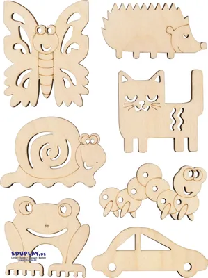 Produktbild von EDUPLAY 120678 Sandkämme/Sandformen, natur, 12-teilig (1 Set)
