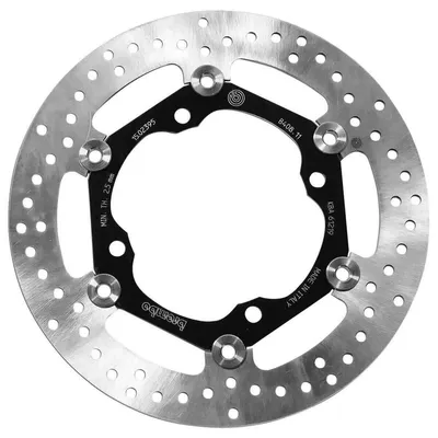 Produktbild von BREMBO schwimmende Bremsscheibe 78B40811 Gold-Serie D.250 Dicke 3mm 4 Löcher für KAWASAKI