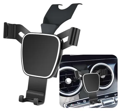 Productafbeelding van LUNQIN Autohouder voor Mercedes-Benz C-klasse, modeljaren 2014-2018, geschikt voor C180, C200, C300