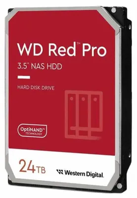 Produktbild von WD Red Pro WD241KFGX - Festplatte - Enterprise - 24 TB - intern - 3.5" (8.9 cm)