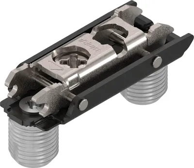 Produktbild von BLUM CLIP ONYX Exzenter Montageplatte gerade, Stahl, Einpressen, Distanz 0 mm