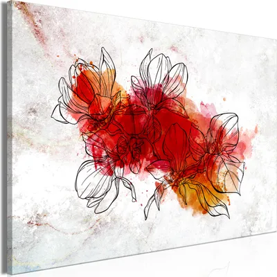 Produktbild von Modernes Wandbild b-C-0747-b-a (120x80 cm) - 1 Teilig Bilder Fotografie auf Leinwand Foto Bild Dekoration Wand Bilder Kunstdruck BLUMEN MAGNOLIEN