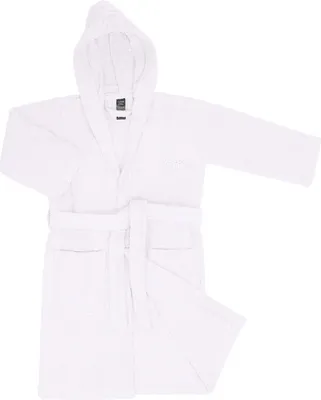 Produktbild von Frottee-Bademantel mit Kapuze für Mädchen und Jungen – OAHOO – 100 % Baumwolle – Weiß