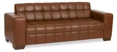 Produktbild von Brauner Dreisitzer Luxus Sofa Büromöbel Büroarrangement Bürodesign Neu