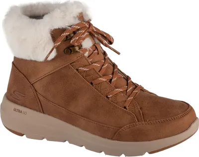 Produktbild von Skechers Glacial Ultra - Cozyly - Chestnut Synthetik Größe: 39 Normal