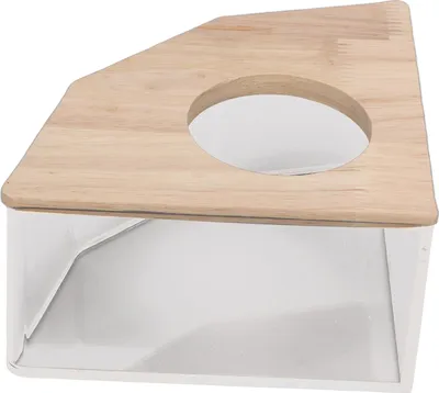 Obrázek produktu pro Křeček Koupelna Box Pravý úhel Ventilátor Akryl Bezpečný křeček Písek Koupelna pro malé domácí mazlíčky Křeček