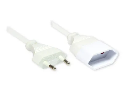 Produktbild von Euro-Verlängerung, weiß, 5m, Good Connections®